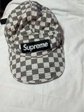 Supreme Checkerboard 5-Panel Cap